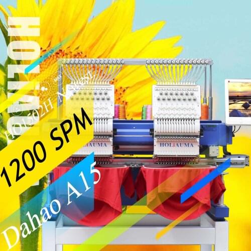 3 Years Quality Warranty!!!Similar to Barudan 2 Heads Japan Made Embroidery Machine Prices from China 15 Needles