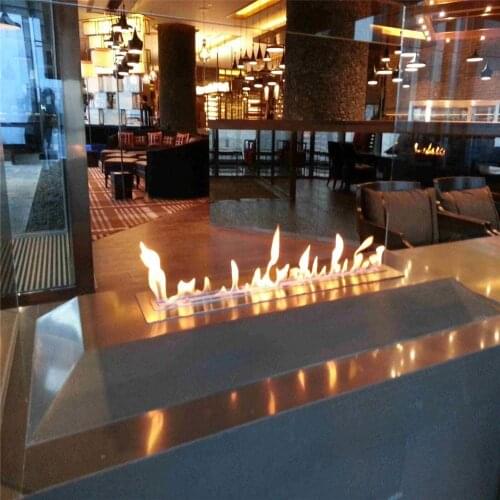 48 Inch Automic Smart Burner Bio Ethanol Morden Direct Vent Fireplace