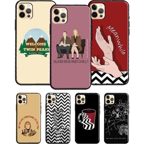 Welcome To Twin Peaks For iPhone 12 Pro Max Mini 7 8 Plus Phone Case For iPhone 11 Pro Max XS XR X SE 2020 Cover
