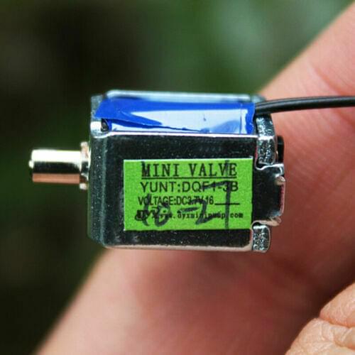 DC 3V 4.5V 5V Electric Normally open Micro solenoid valve vent valve electronic monitor Small 1-Position 1-Way exhaust valve N/O