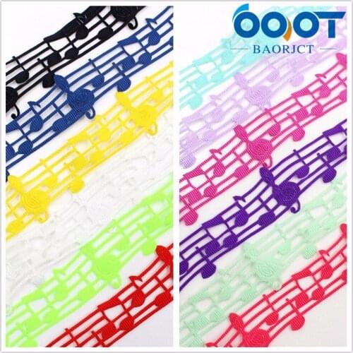 OOOT BAORJCT 1770313 hot sale 30mm hollow Flowers solid Grosgrain Ribbon, DIY handmade materials,Clothing accessories