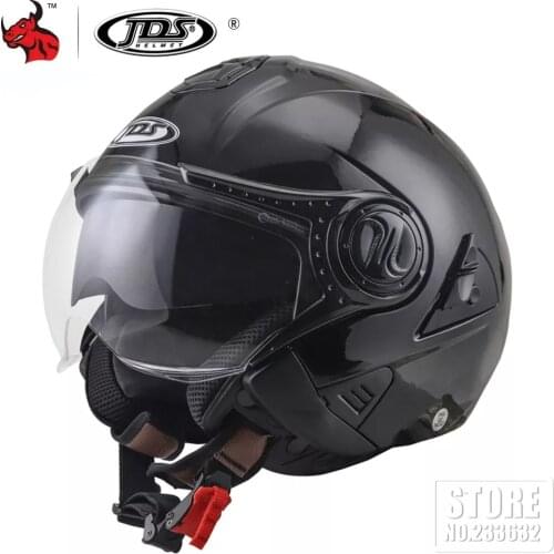 Motorcycle Helmet Double Lens Casco Moto Open Face Scooter Helmet Motorbike Racing Helmet Casco Vintage Helmet For Men And Women