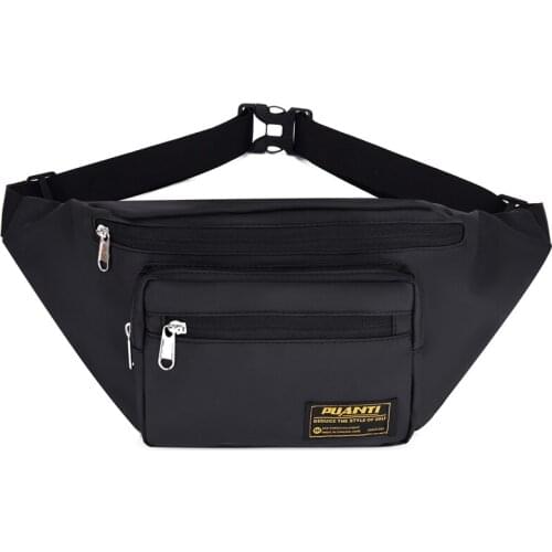 Men Chest Waist Pack Belly Purse Waist Bag for men Zipper Pocket Fashion Sling Bags