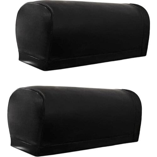 Non-slip PU Leather Sofa Armrest Cover Oil-proof Recliner Couch Arm Protector