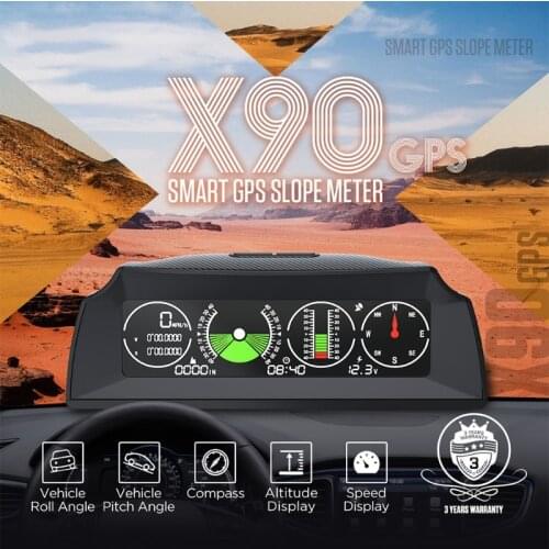 2021 New Digital Inclinometer Alarm Speed Slope Meter Car Compass with Fatigue Driving Alarm Suitable for t.u.k. Vehicles