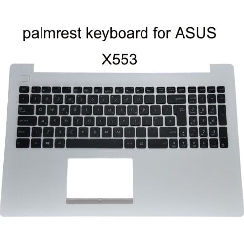 UK GB notebook keyboard Palmrest for ASUS X553 X503 X553MA X553SA F553S R515M laptop replacement keyboards cover 13NB04X2AP0521