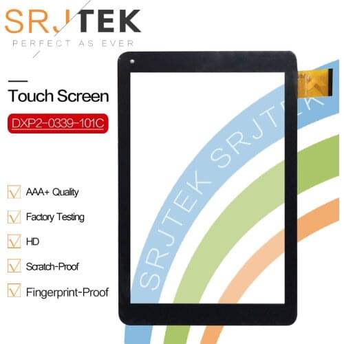 SRJTEK 10.1" Touch New For DXP2-0339-101C Tablet PC Touch Screen Panel Digitizer Glass Sensor Repair Replacement Parts