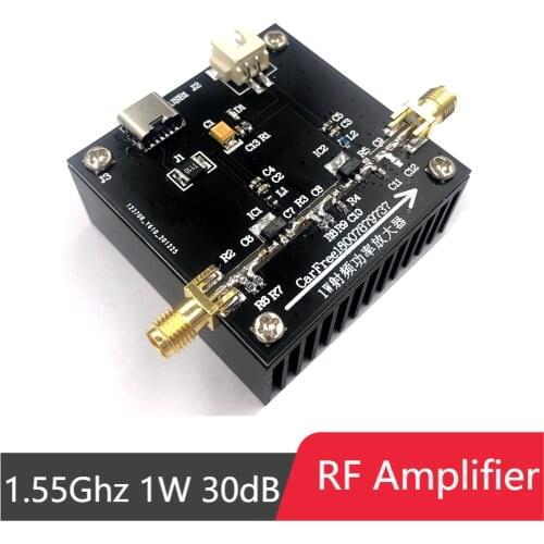 1.55GHz 1W 30DB GPS Amplifier RF Amplifier Power Amplifier for GPS Jammer Transmitter