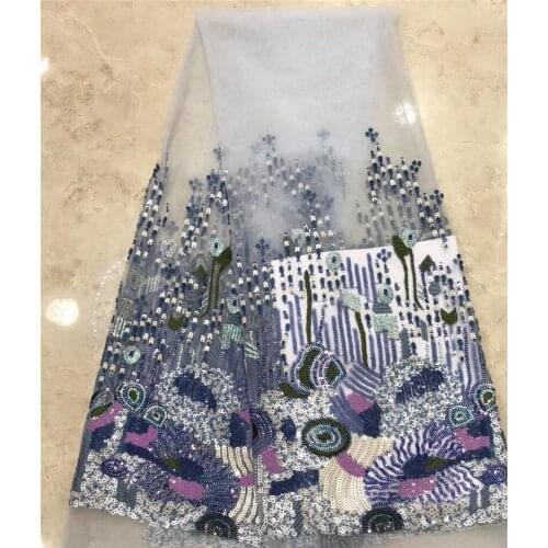 High quality BZL-8.1513 french lace fabric african lace fabric with embroidery mesh tulle fabric