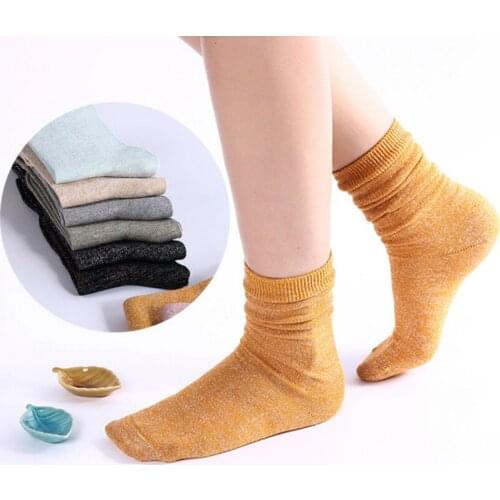 Bright Sweet Colorful Colors Women Spring Autumn Classic Cotton Socks Middle Long Quality Fashion Sock Manufacturers Wholesale