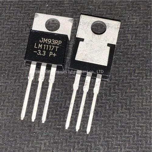 10pcs/lot LM1117T-3.3 chip low dropout voltage regulator LM1117 3.3V TO-220
