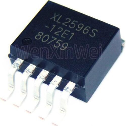 10PCS/LOT New Original XL2596S-12E1 XL2596S-3.3/5.0/12V/ADJ E1 Power Step-down Conventional Chip TO263-5 4.5V ~ 40V In Stock