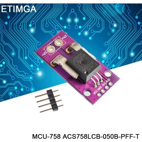 758 ACS758LCB-050B-PFF-T Linear Current Hall Current Sensor Module
