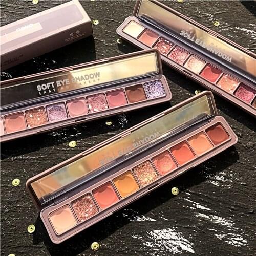 9 Colors Glitter Galaxy Eye Shadow Palette Pigment Shimmer Matte Eyeshadow Makeup Flash Shine Diamond Shadow Eyeshadow Palette