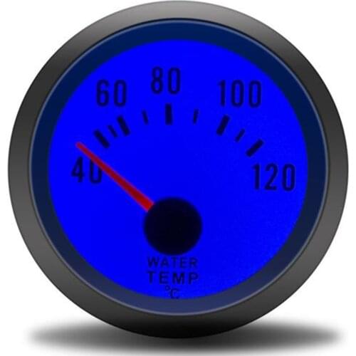 Auto 2" 52mm Water Temp Gauge Temperature Meter With Sensor temperatura Car Meter Gauge moto temperatuurmeter compteur voiture