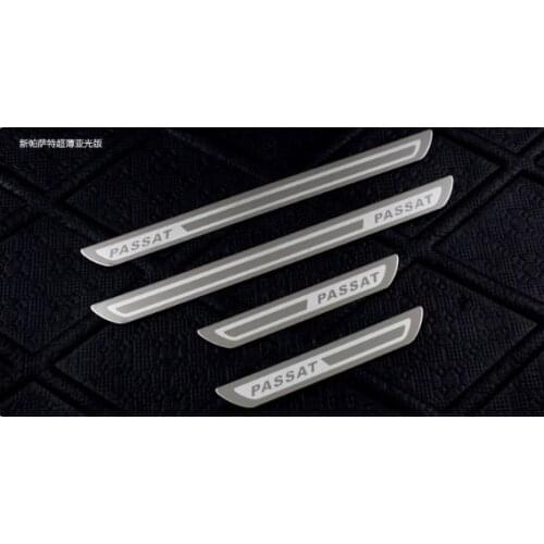 Free shipping stainless steel scuff plate door sill 4pcs/set car accessories For Volkswagen Passat 2011