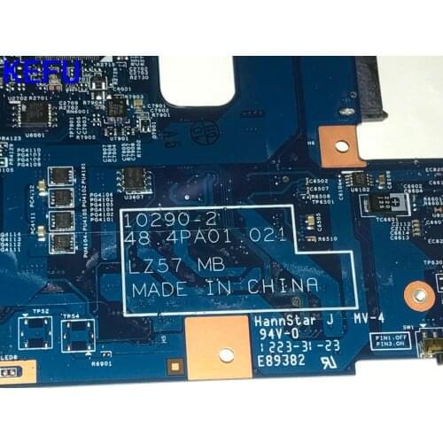 KEFU FREE SHIPPING Laptop motherboard 48.4PA01.021 LZ57 MB for Lenovo V570 notebook PC (ATTENTION no fit B570E B570 Z570 )