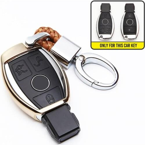 For Mercedes Benz E Class E200L C260L S320L W204 GLC 260 C200 CLA GLA 200 W203 W210 W211 AMG CLS CLK CLA TPU Car Key Cover Case