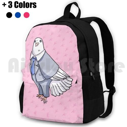 Cooo! ( ItS Me , Okosan! ) Outdoor Hiking Backpack Riding Climbing Sports Bag Hatoful Boyfriend Okosan Pigeon Dove High School