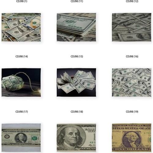 Dollar pattern Flexible glass table protector Rectangular tablecloths Table Table dining waterproof tablecloth table cover coat