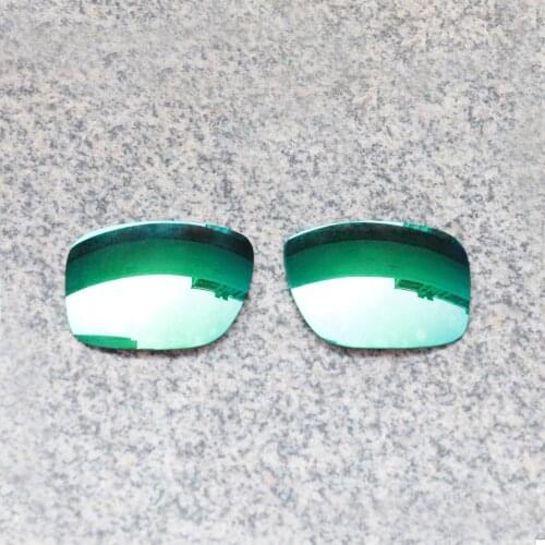 E.O.S Polarized Enhanced Replacement Lenses for Oakley Ten Sunglasses - Emerald Green Polarized Mirror