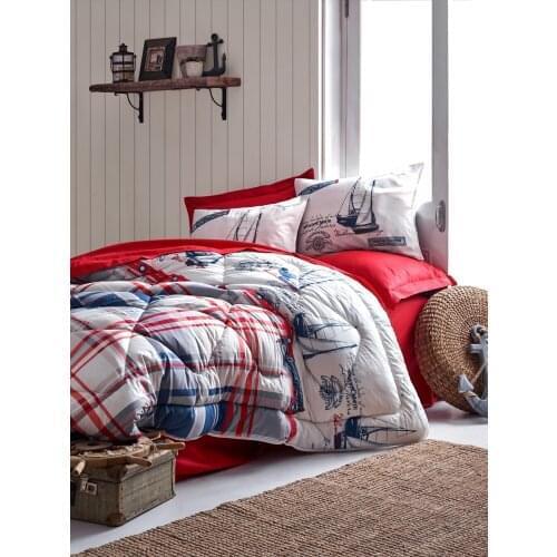 Cotton Box One winter Duvet Sets Bed Covers Soft quality Bedroom Quilts, Maritime, sheets, pillow cases, Made in Turkey