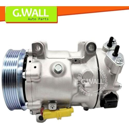 SD7C16 AC Compressor For Peugeot 307 308 807 607 406 Citroen C4 Berlingo 9800839580 9671216780 9659875880 9651911480 9656483580