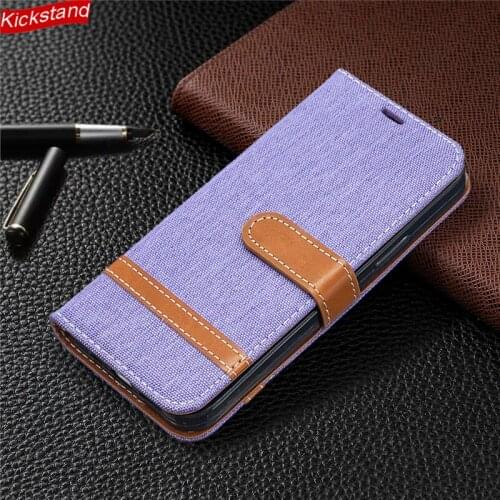 Jeans Pattern Wallet Leather Case for Huawei P50 Pro P40 P30 P20 P8 Lite P10 Plus P9 Lite Mini Cover Flip Kickstand Card Slot