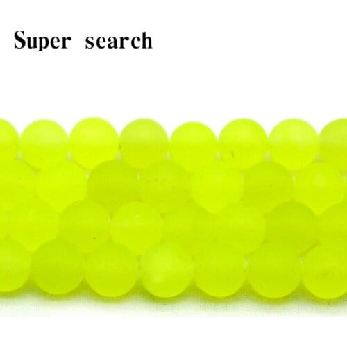 8mm Frosted Matt Green Natural Chalcedony Stone Beads DIY Loose Beads For Jewelry Making Strand 15 Inch Wholesale