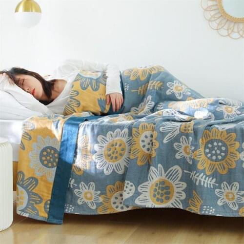 Soft Warm Muslin Bed Blanket Sheet Bedspread 19 Designs Light Washable Bedding Blankets Coverlet 150cm*200cm 200cm*230cm