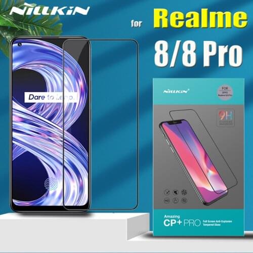 Nillkin 9H Full Coverage Clear Safety Protective Screen Protector Tempered Glass for OPPO Realme 8 Pro