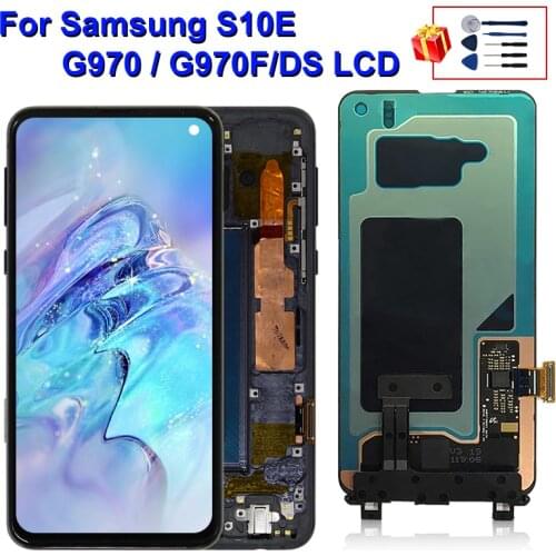 Original For Samsung Galaxy S10E G970 LCD Display Touch Screen Digitizer S10 E LCD G970F/DS G970U G970W Replacement Parts