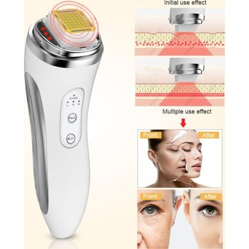 RF Radio Frequency Face Lifting Device Home Dot Matrix Beauty Massager Wrinkle Remover Skin Tightening Facial Massage Machine
