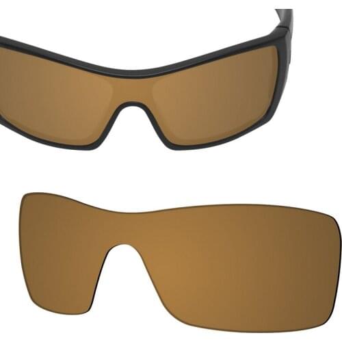 SmartVLT Replacement Lenses Polarized for Oakley Batwolf Sunglasses - Copper Gold