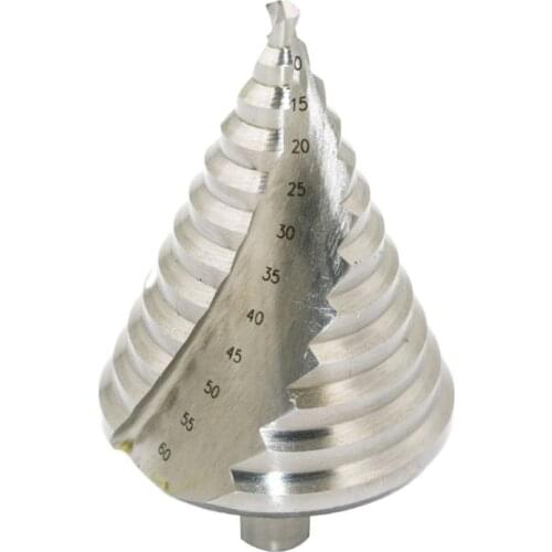 6-60mm Pagoda Step Cone Drill Bit HSS Spiral Grooved Reaming Hole Cutter Tool