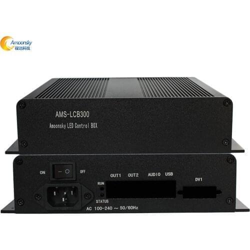 Ams-lcb300 led external sending box support linsn ts802d nova msd300 colorlight s2 sending card for full color led board panel