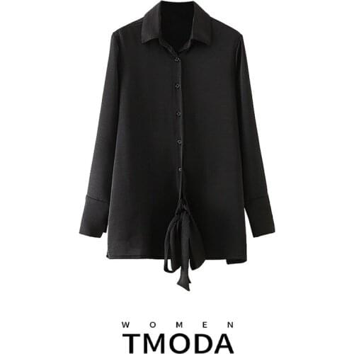T MODA Womens Black Shirts