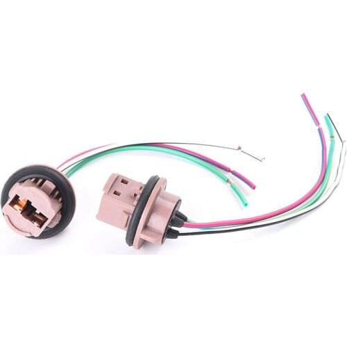 T20 7441 7443 992A Bulbs Socket Brake Turn Signal Light Harness Wire LED Tail Plug Adapter