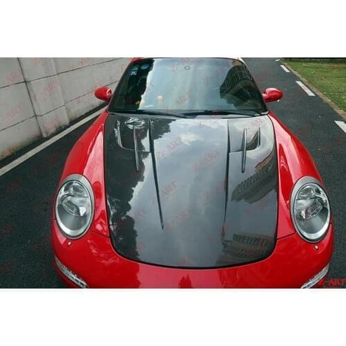 Z-ART Tempus front bonnet for 911 2005-2011 carbon fiber front hood for 997 911 carbon fiber front cover 911 front hood