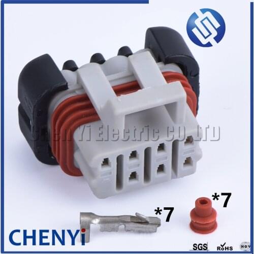 1 set 7 Pin female Automotive Electronic Car Connector Wiring Harness Wiring Plug 12047933 12047938