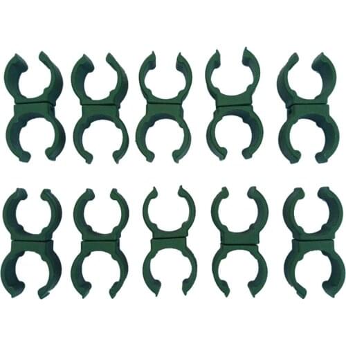 10 Pieces Greenhouse Plant Trellis Connector Fastener Clip Buckles Rotatable