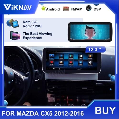 2 Din Android 10.0 Car Multimedia radio for Mazda CX5 2012 2013 2014 2015 2016 With 8 Core 6G 128G GPS Navigation Head Unit