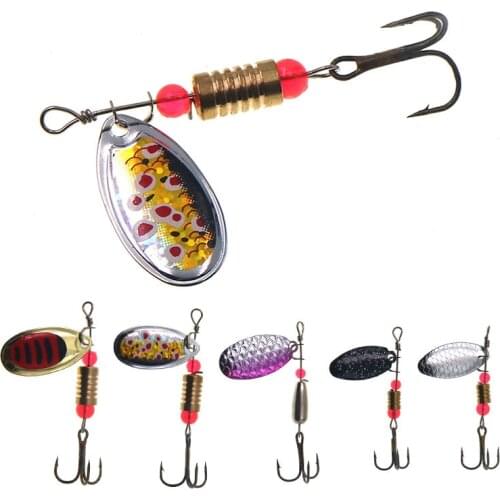4pcs/lot Peche Spinner Fishing Lures Wobblers CrankBaits Jig Shone Metal Sequin Trout Spoon With Hooks for Carp Fishing Pesca