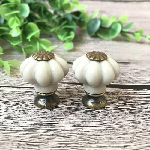 8pcs Grey Shabby Chic Ceramic Cupboard Knobs Drawer Pull for Kitchen cabinet cupboard Door drawer handles and knobs