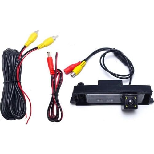 1PCS HD Car Rear View Camera Backup NTSC Reverse Parking Camera With 4LED for Toyota RAV4/Porte/Platz/Vitz/Yaris Hatchback
