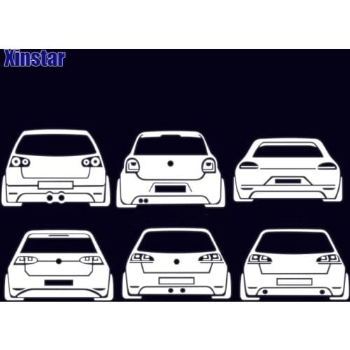 Car sticker For volkswagen POLO GOLF SCIROCOO GOLF R R32