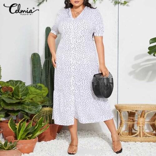 Celmia Summer Cotton Dresses