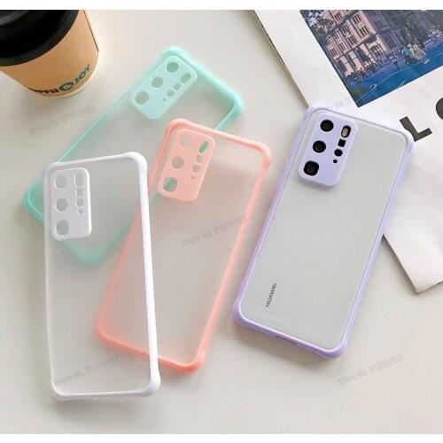 For Samsung S21 Ultra Case Shockproof Matte Candy Colors Phone Cover for Samsung A12 A32 A42 A72 Note 20 UItra A02 A02S A21 A31