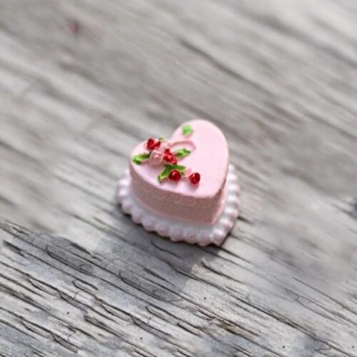 ZOCDOU 1 Piece Love Angel Cake Shop Happy Birthday Ice Cream Figurine Exhibit Crafts Figure Ornament Miniatures Home Decoration