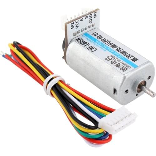 FK180SH 6V 12V AB phase Encoder Carbon Brush DC Motor DIY For TT Motor Code Plate Speed Measurement Motor